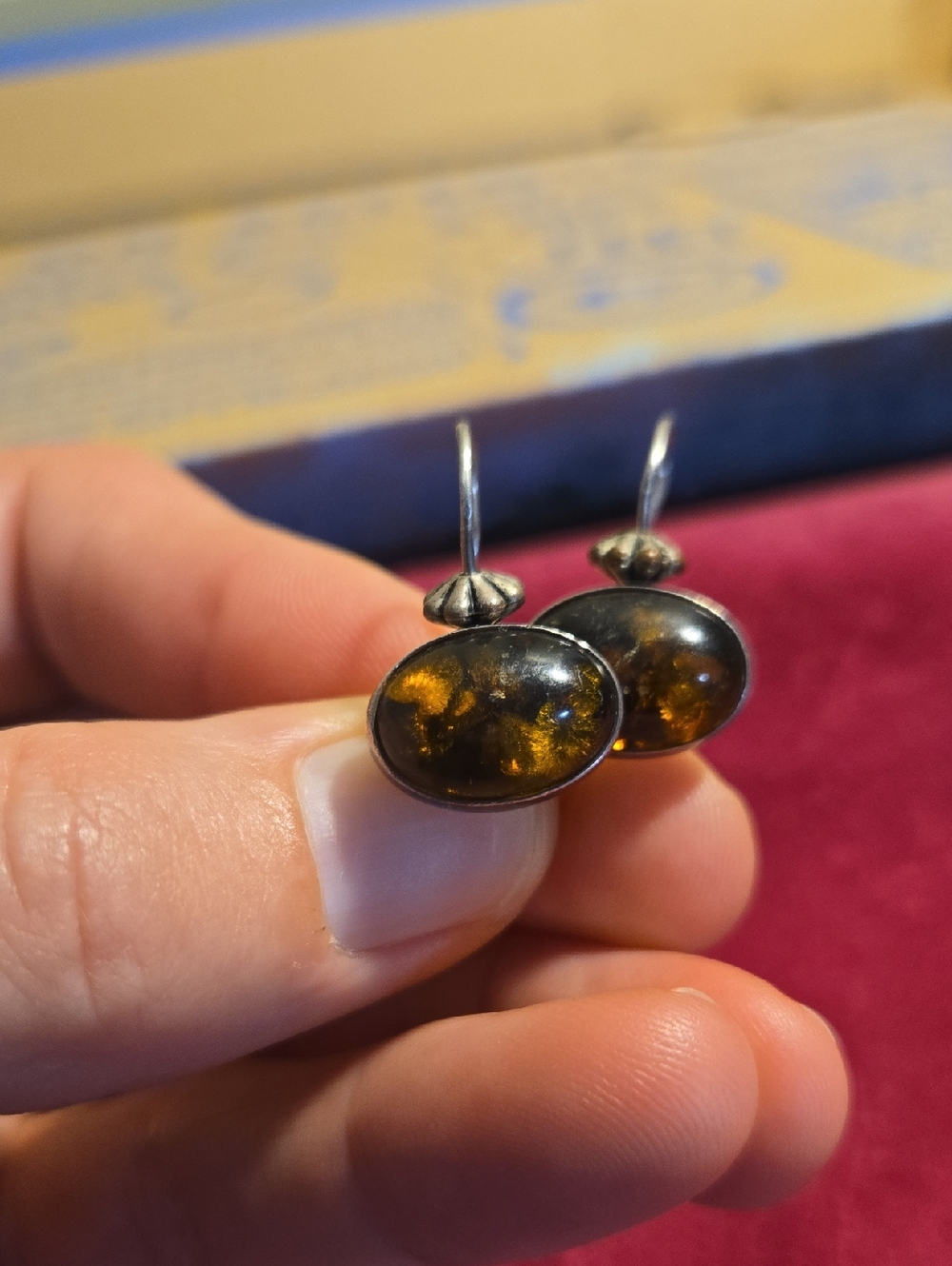 Amber 925 Earrings